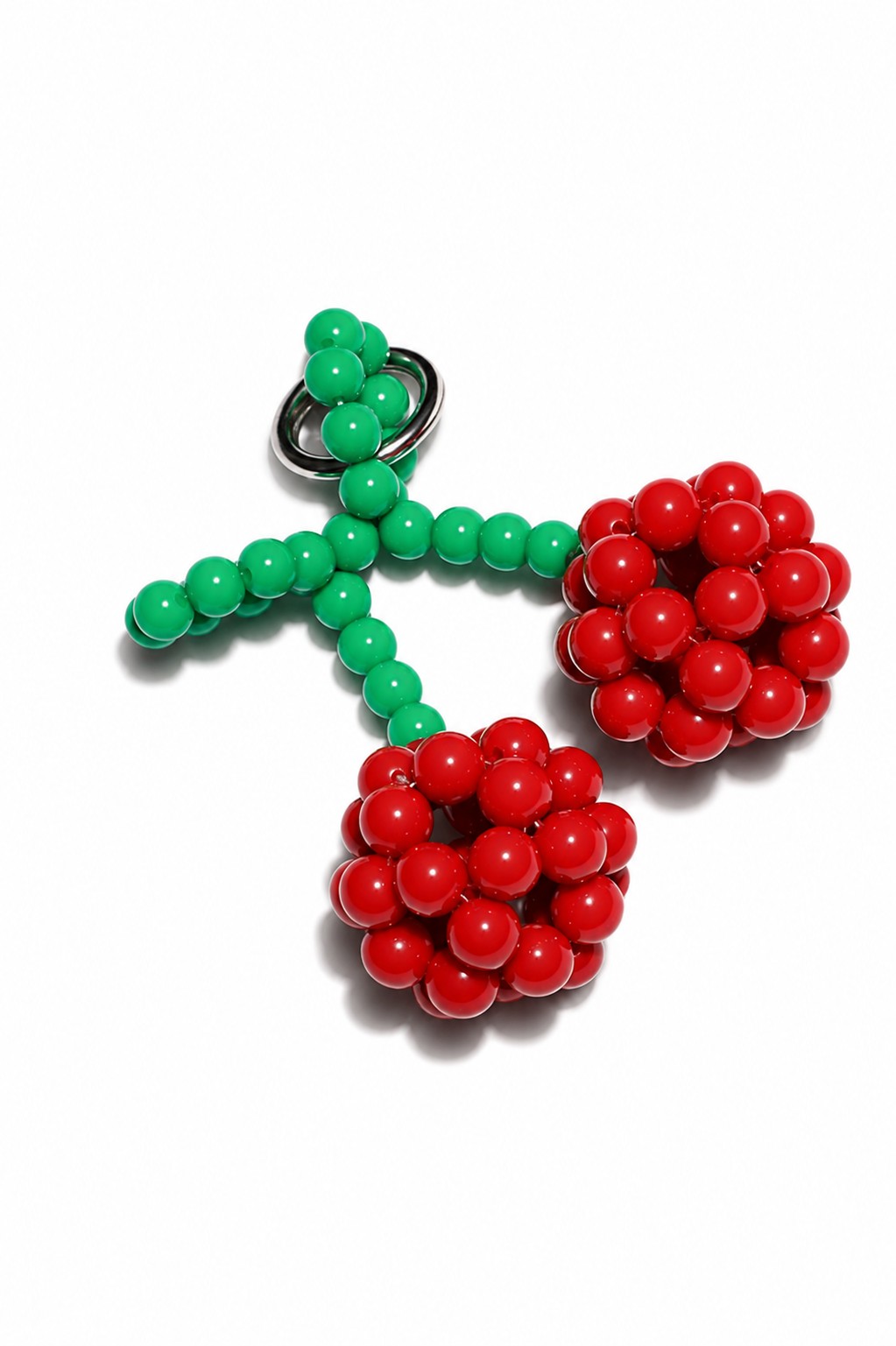 Beaded "Cherry" Keychain & Bag Charm | l’esprit de l’artsakh