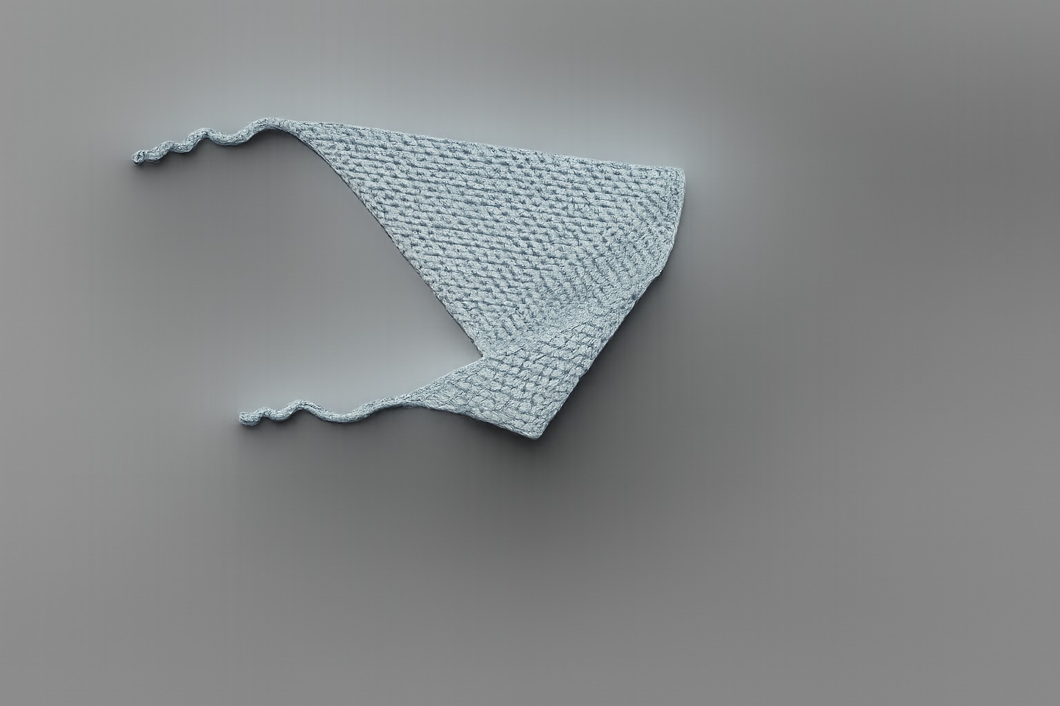 Crochet Bandana - Mercerized Cotton Headscarf | Frisson