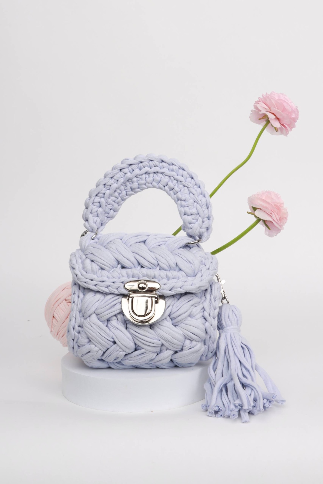 Handmade crochet soft bag 4
