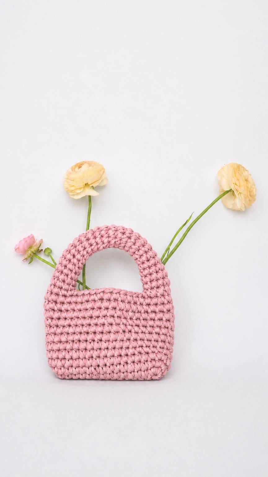 Handmade crocheted bag for everyday use