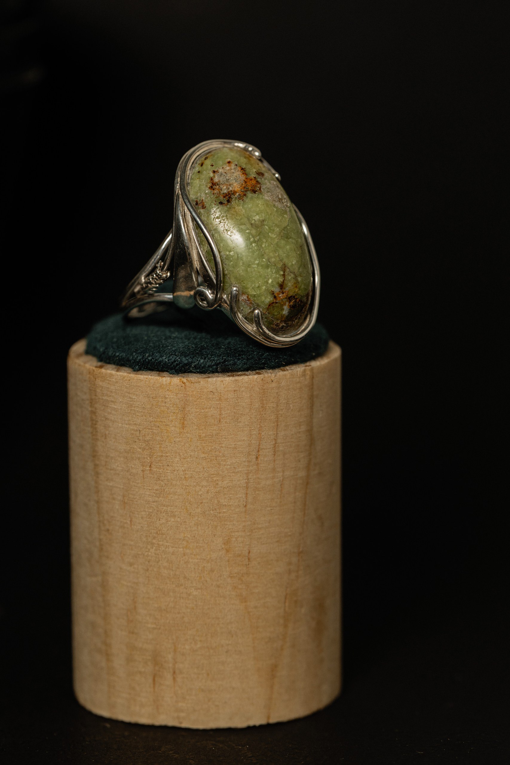 Landscape Agate Ring