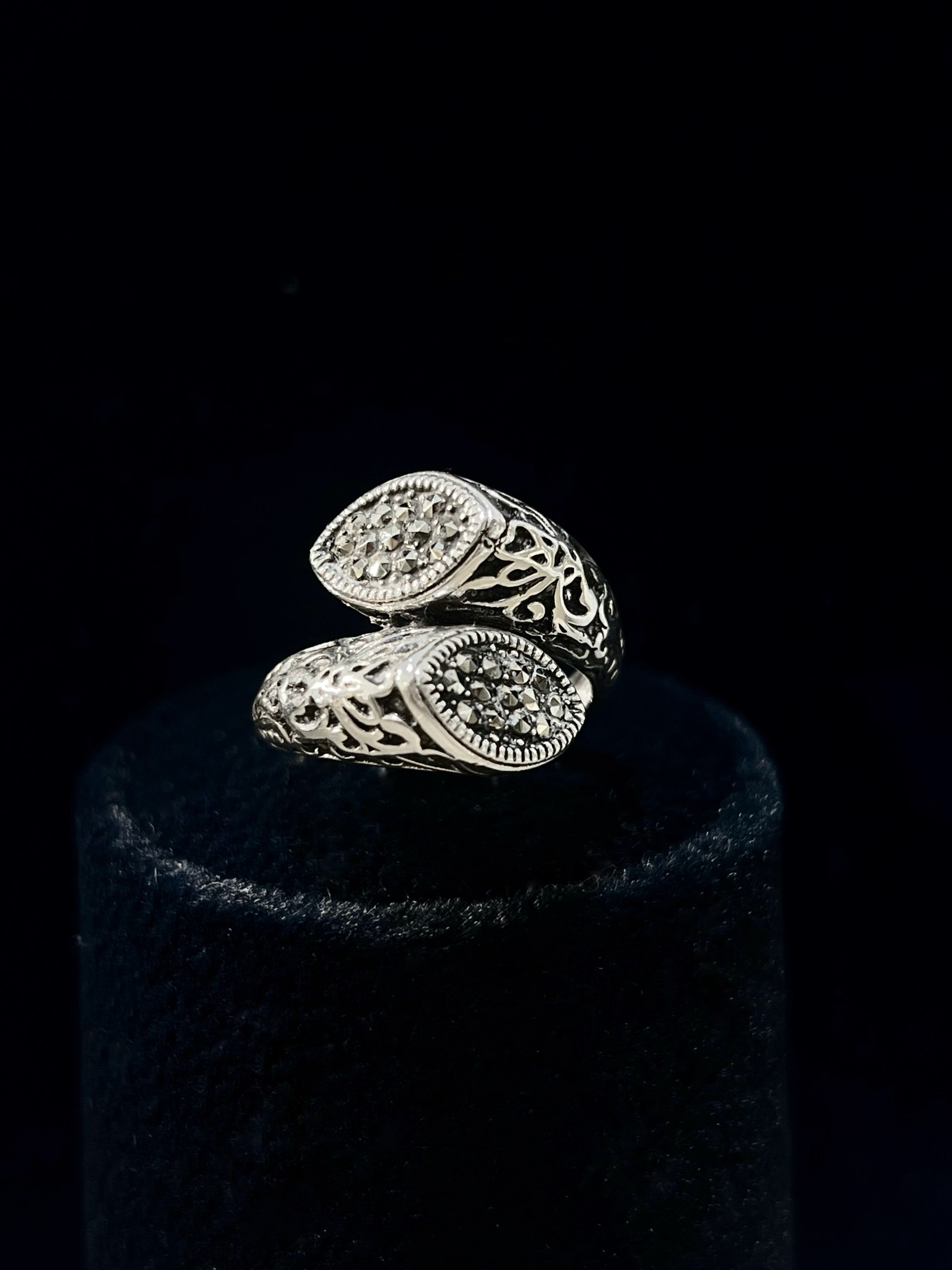 Marcasite Silver Ring