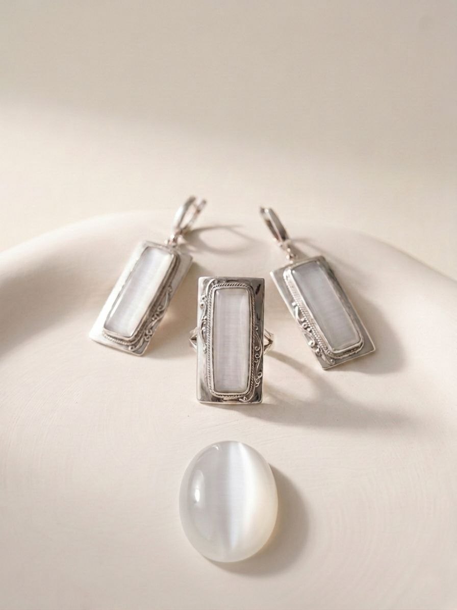 Cat's Eye Jewelry Set