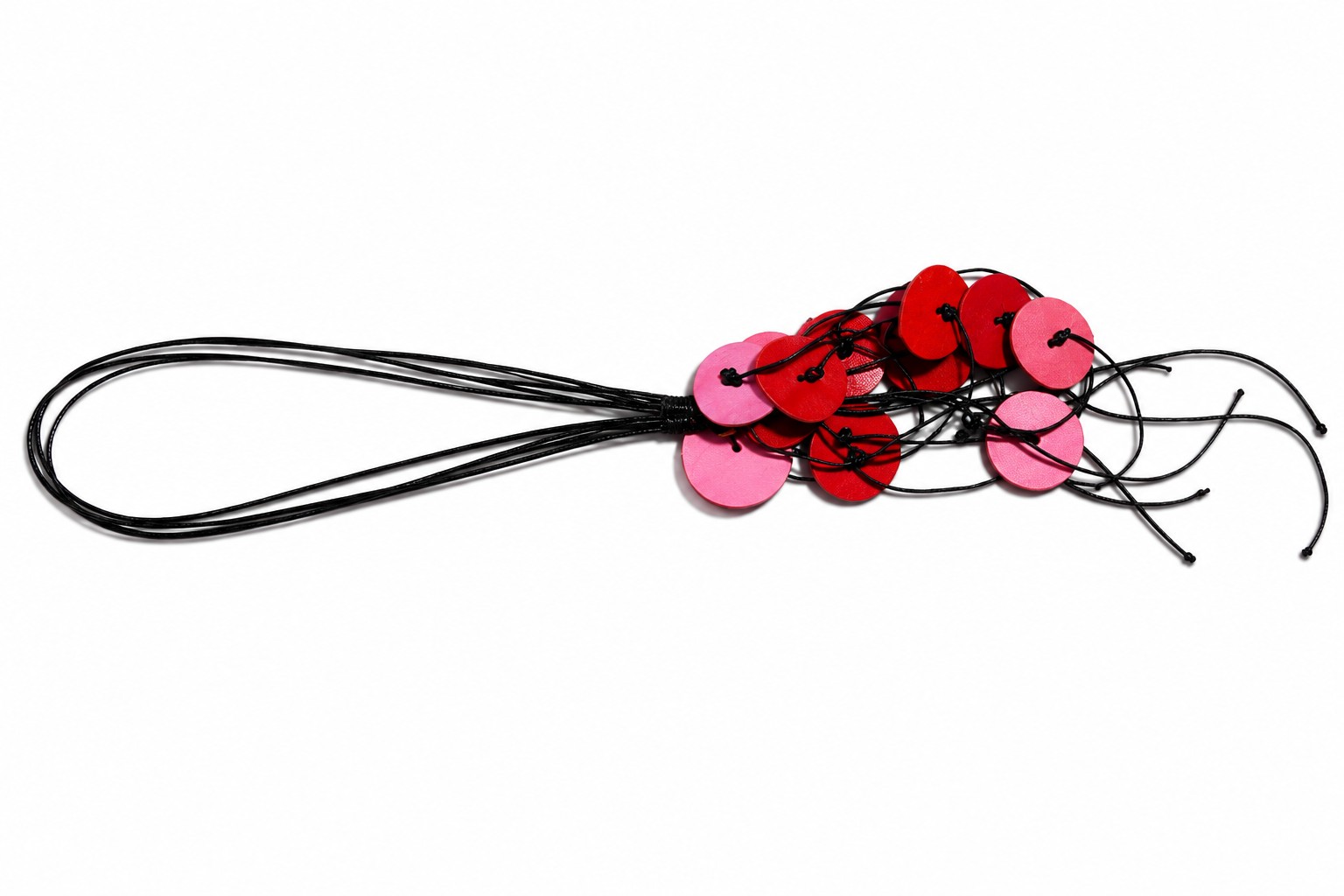 Spring Blossom Suede accessories - Red & Pink