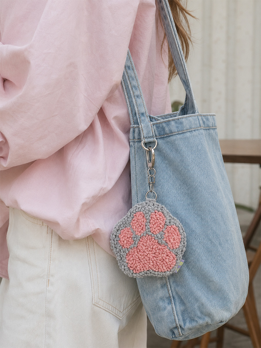 Handcrafted Thread Keychain Pendant
