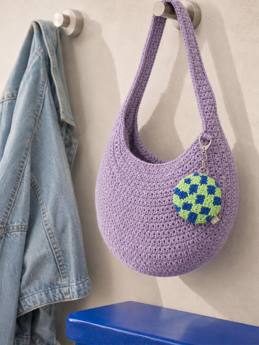 Handcrafted Thread Keychain Pendant 7