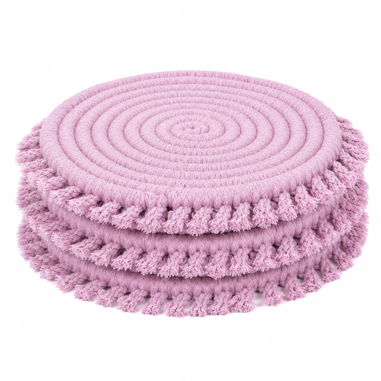 Premium Handwoven Macramé Cup coaster 3-piece set 12cm