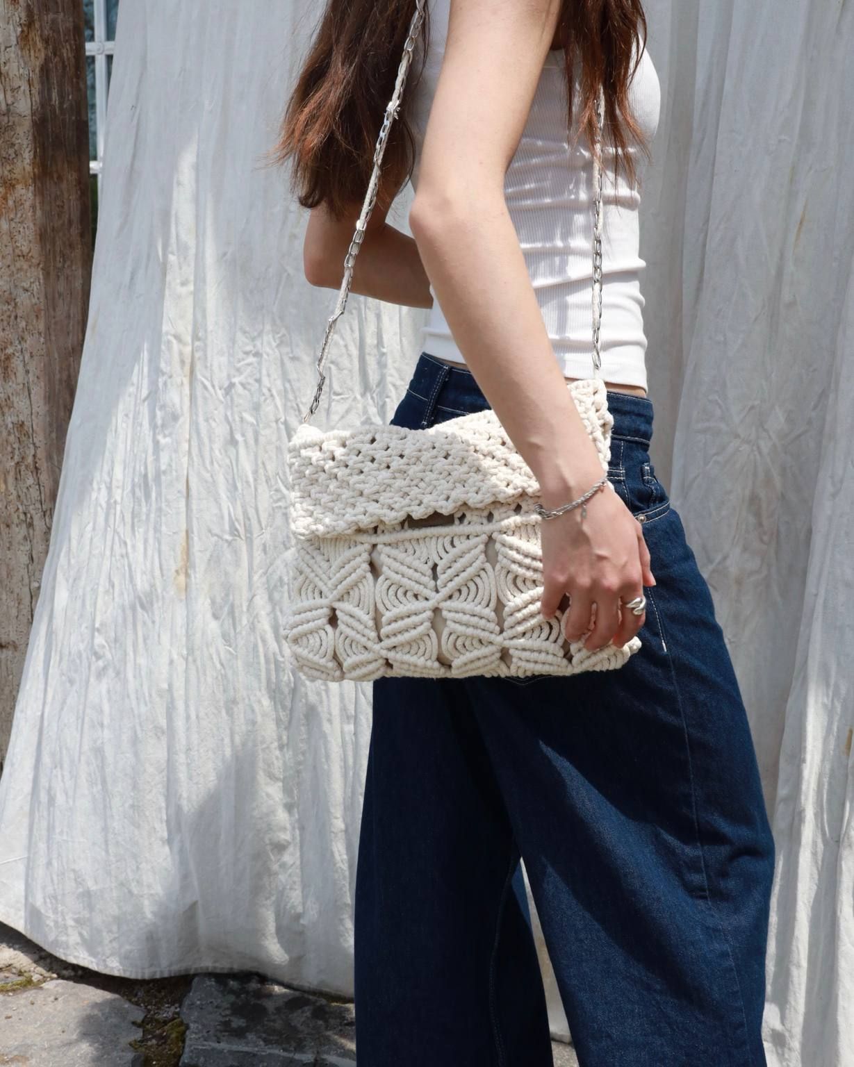 Handcrafted Cotton Woven Bag for Girls