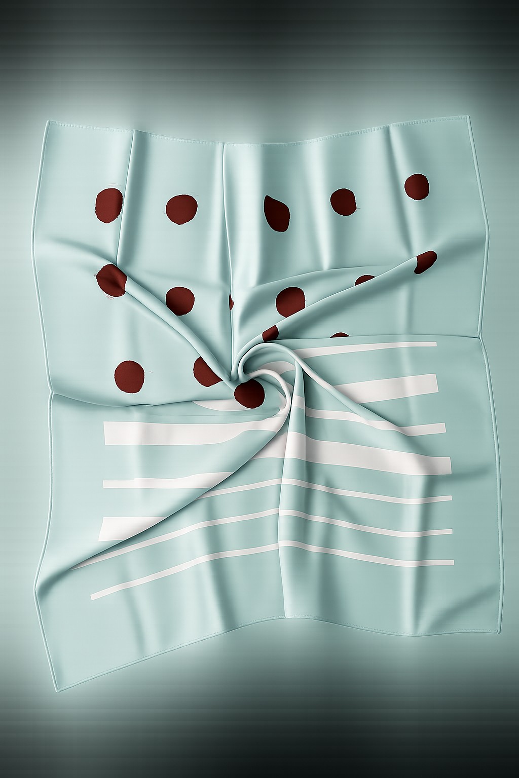 Blue Min Taqun Tegh Signature Scarf