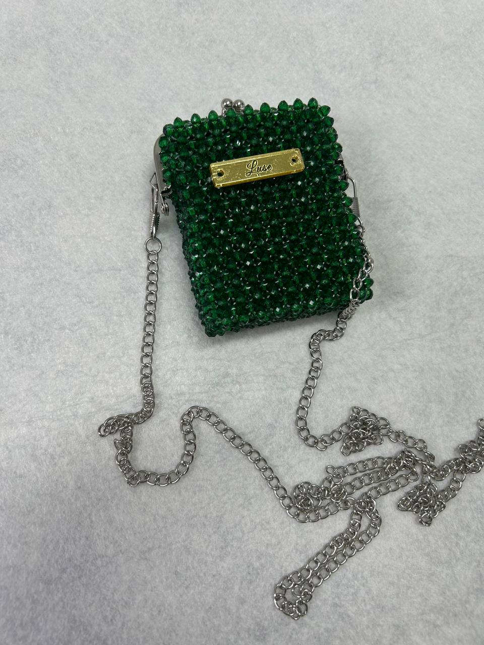 Handcrafted Glass Crystal Evening Bag