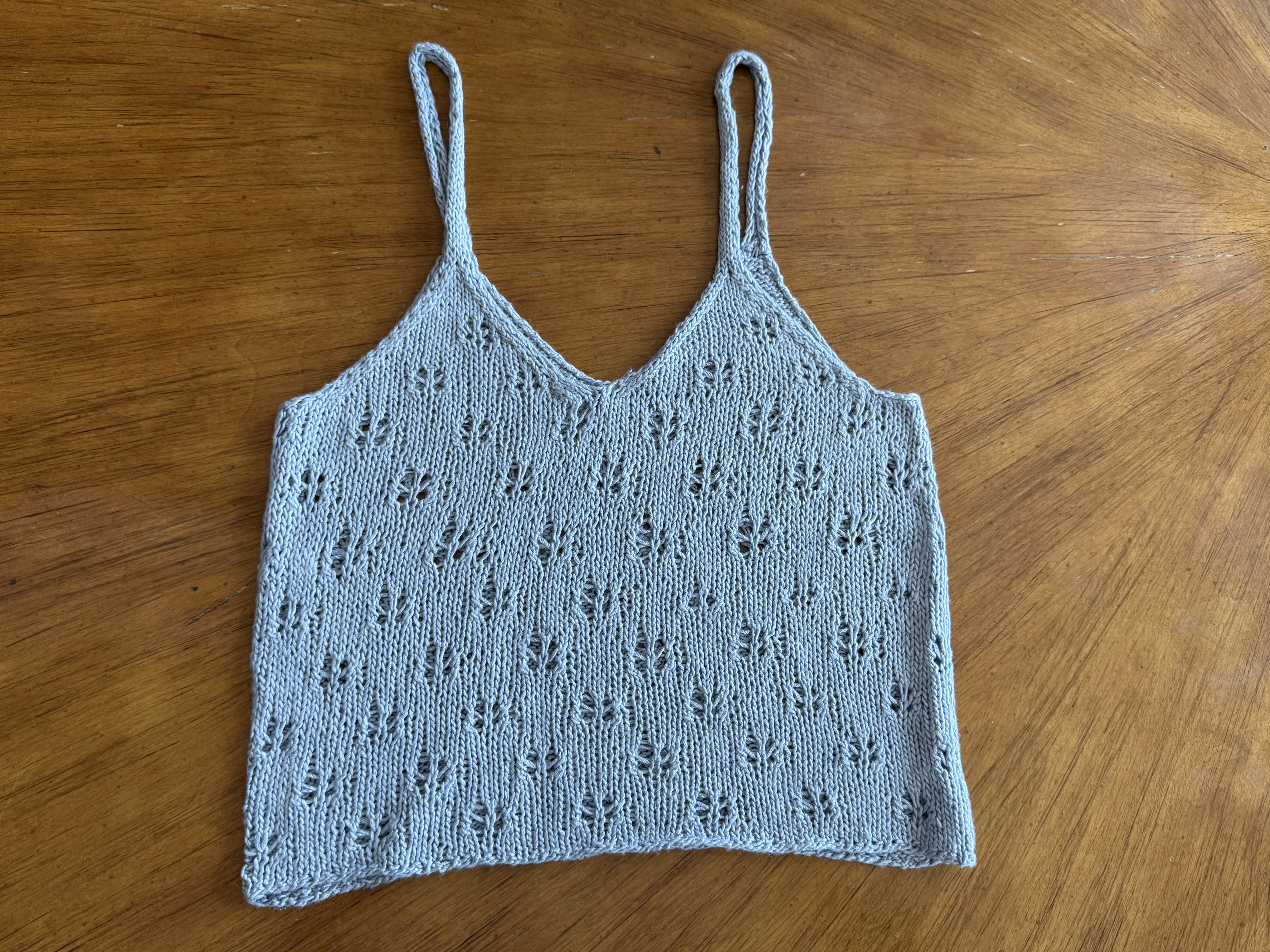 Leaf Lace Knitted Camisole Top 2